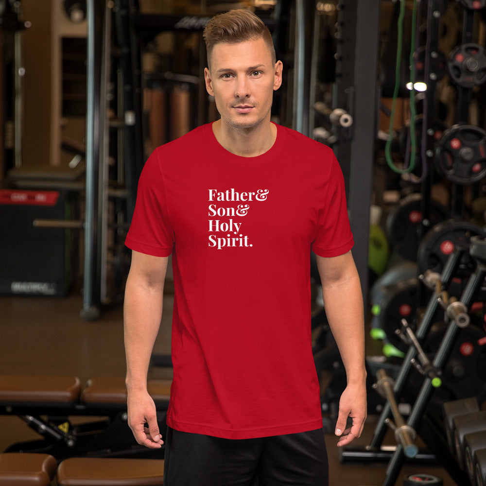 Father & Son & Holy Spirit short-sleeve unisex t-shirt