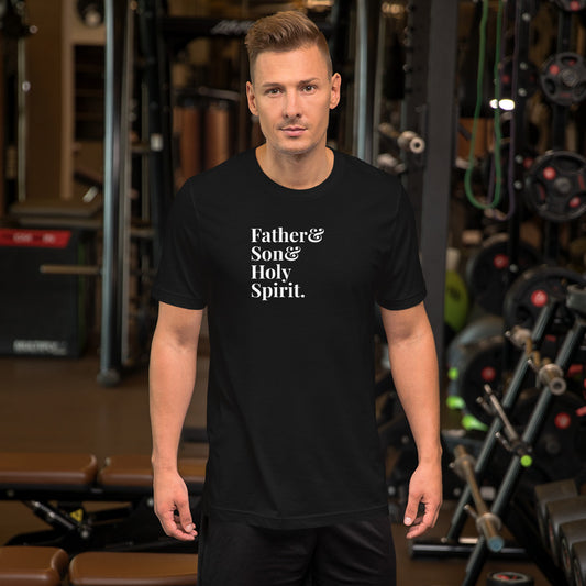 Father & Son & Holy Spirit short-sleeve unisex t-shirt