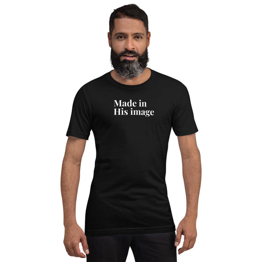 Made in His image short-sleeve unisex t-shirt