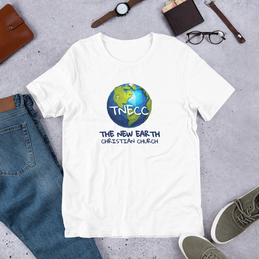 The New Earth Christian Church Big Logo short-sleeve unisex t-shirt