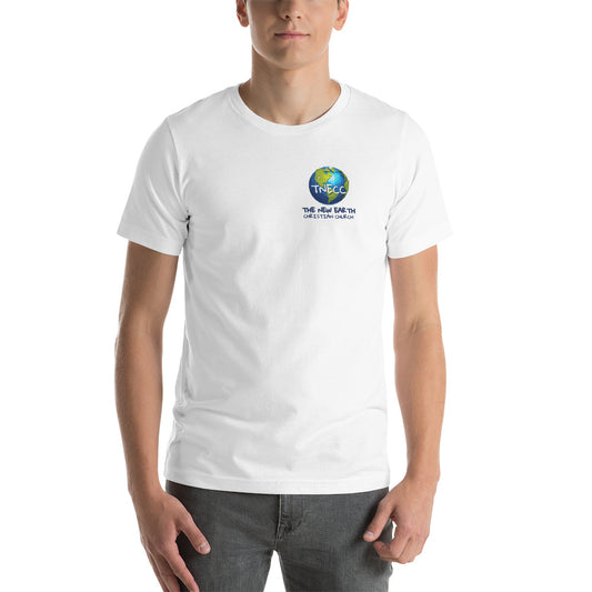 The New Earth Christian Church Chest Logo short-sleeve unisex t-shirt